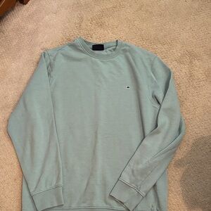 Crown & Ivy Men's Soft Blue Crewneck Sweater